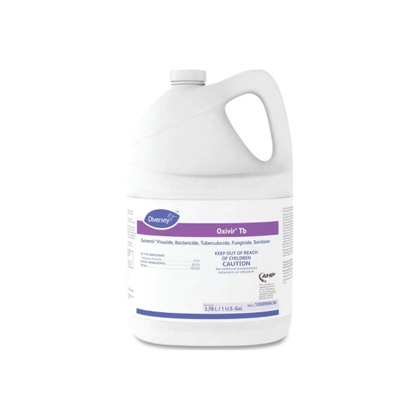 Lagasse - Diversey Oxivir Tb - Dvo100898636 - Surface Disinfectant Cleaner Peroxide Based Manual Pour Liquid 1 Gal Jug Unscented Nonsterile