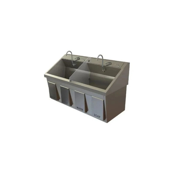 Mac Medical - Ss64 Series - Surgical Scrub Sink Dual Bay