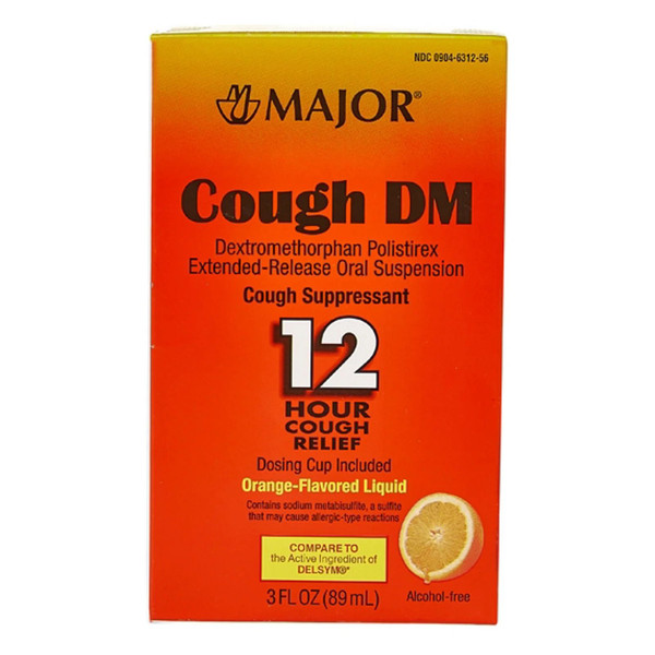 Major Pharmaceuticals - 00904631256 - Cough Dm, Liq 12Hr Adlt 30Mg/5Ml