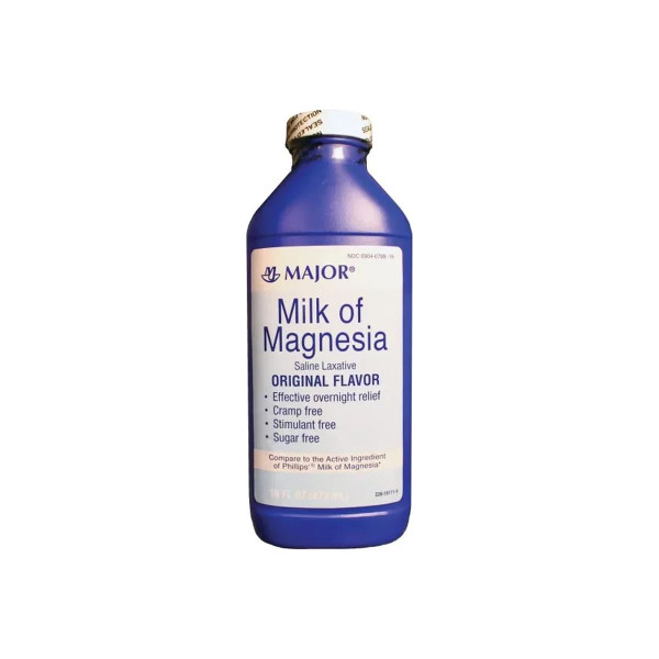 Major Pharmaceuticals - Hydrochlorothiazide - 002672 - Milk Of Magnesiadc 00904 - 0788 - 16