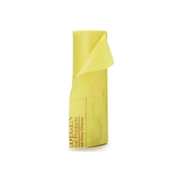 Mckesson - 03-4707 - Biohazard Laundry Bag 30 To 33 Gal Yellow 8 X 23 41 Inch