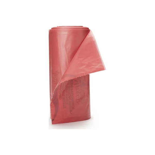 Mckesson - 03-4755 - Infectious Waste Bag 30 To 33 Gal Red Lldpe 31 X 41 Inch