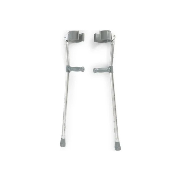 Mckesson - 146-10403 - Forearm Crutches Adult Steel Frame 300 Lbs Weight Capacity