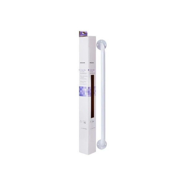 Mckesson - 146-12024-3 - Wall Grab Bar White Steel