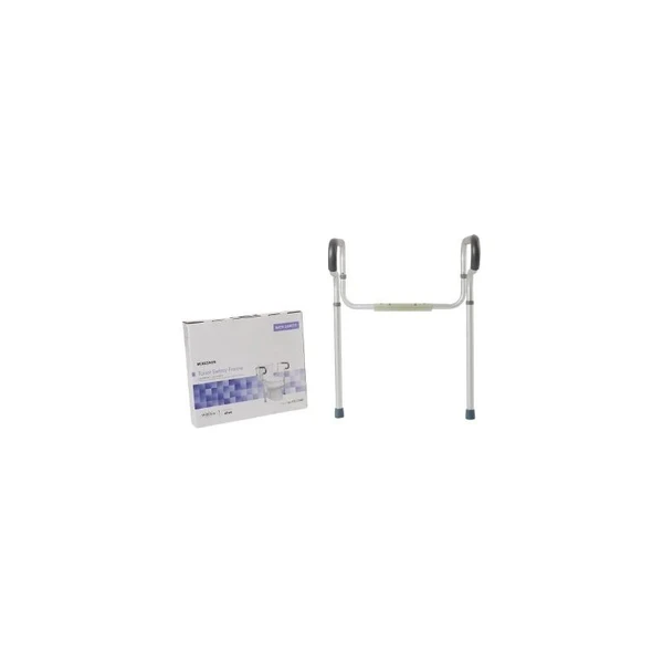 Mckesson - 146-Rtl12000 - Toilet Safety Rail Gray Aluminum