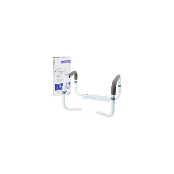 Mckesson - 146-Rtl12087 - Toilet Safety Rail White Steel