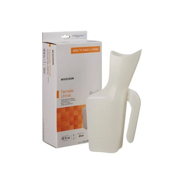 Mckesson - 146-Rtlpc23201-F - Female Urinal 32 Oz / 946 Ml Without Closure Single Patient Use