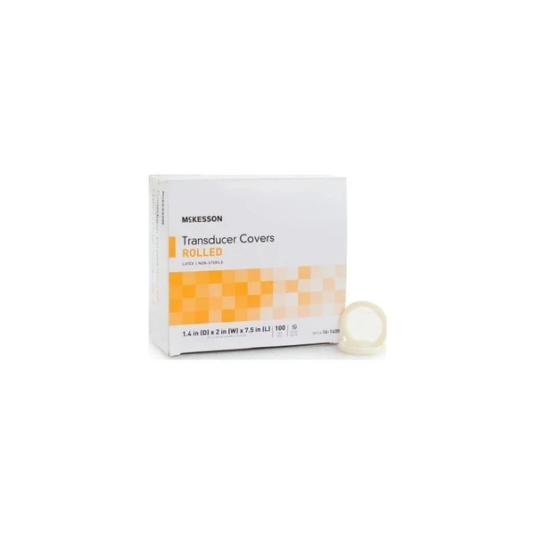 Mckesson - 16-1408 - Ultrasound Transducer Cover 2 X 7 - 1/2 Inch Latex Nonsterile For Use With External Probe