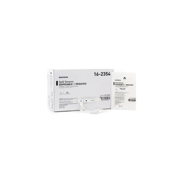Mckesson - 16-2354 - Spo2 Sensor Finger Pediatric Single Patient Use