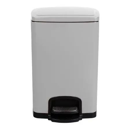 Mckesson - 16-35270 - Wastecan, Step - On Sq Metal Red20Qt