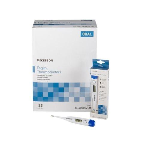 Mckesson - 16-413Bkgm - Digital Stick Thermometer Oral Probe Handheld