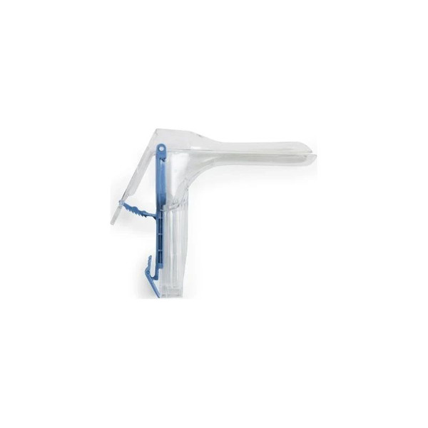 Mckesson - 16-8312 - Vaginal Speculum Graves Nonsterile Office Grade Acrylic Small Double Blade Duckbill Disposable Corded Light Source Compatible