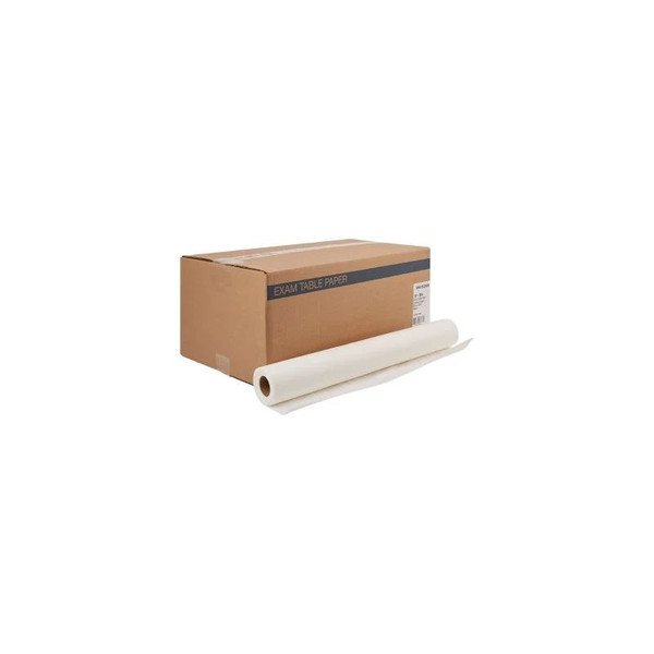 Mckesson - 18-804 - Table Paper 21 Inch Width White Crepe