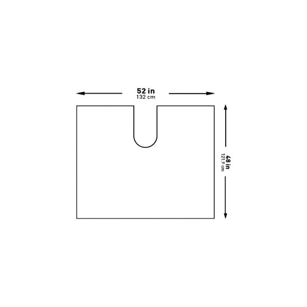 Mckesson - 183-I80-09192-S - Orthopedic Drape Impervious U - 52 W X 48 L Inch Sterile