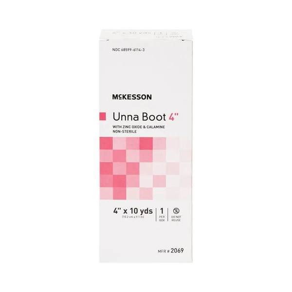 Mckesson - 2069S - Unna Boot, W/Calamine 4"