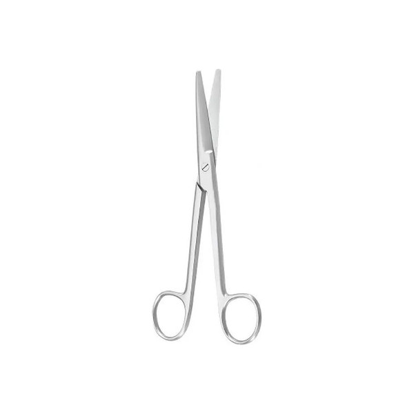 Mckesson - 43-1-321 - Argent Dissecting Scissors Mayo 6 - 3/4 Inch Length Surgical Grade Stainless Steel Nonsterile Finger Ring Handle Straight