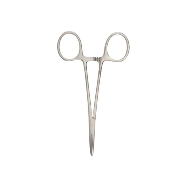 Mckesson - 43-1-431 - Argent Hemostatic Forceps Halsted - Mosquito 5 Inch Length Surgical Grade Stainless Steel Nonsterile Ratchet Lock Finger Ring Handle Curved