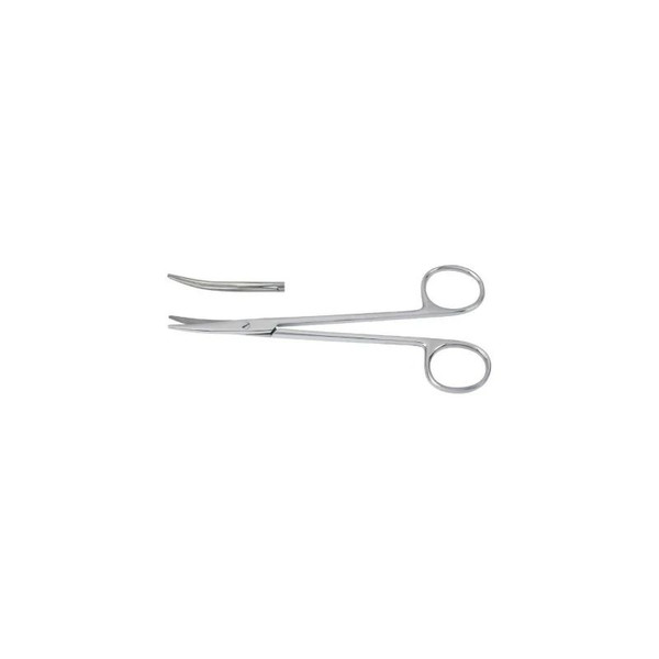 Mckesson - 43-2-308 - Dissecting Scissors 5 - 1/2 Inch Length Office Grade Stainless Steel Finger Ring Handle Straight