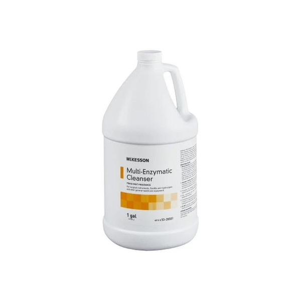 Mckesson - 53-28501 - Multi - Enzymatic Instrument Detergent Liquid 1 Gal Jug Eucalyptus Spearmint Scent