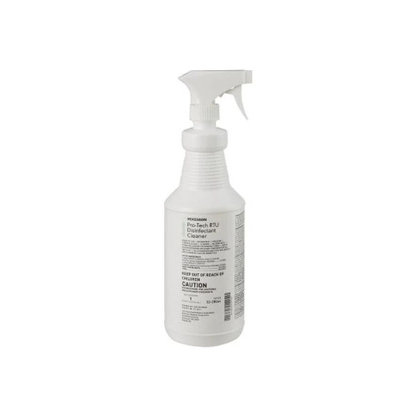 Mckesson - 53-28564 - Pro - Tech Surface Disinfectant Cleaner Quaternary Based J - Fill Dispensing Systems Liquid 32 Oz Bottle Floral Scent Nonsterile