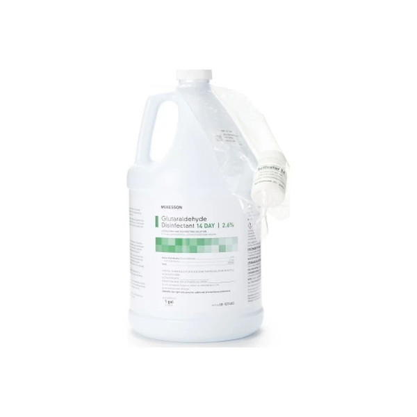 Mckesson - 68-101400 - 14 Day Glutaraldehyde High - Level Disinfectant Activation Required Liquid 1 Gal Jug Max Reuse