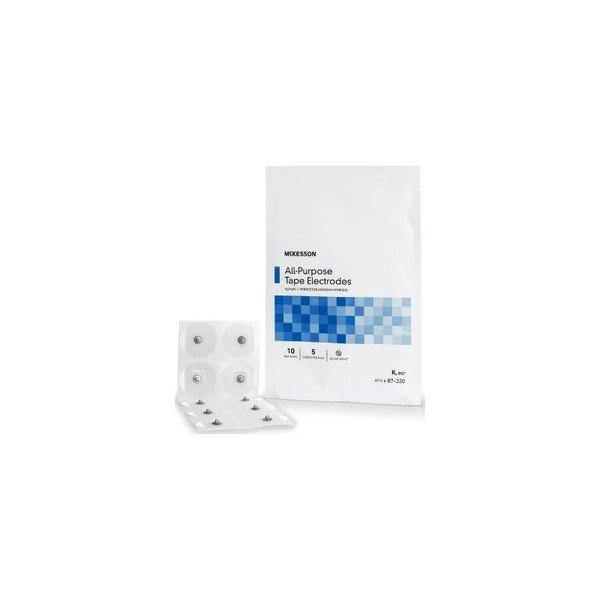 Mckesson - 87-320 - Ecg Monitoring Electrode Tape Backing Non - Radiolucent Snap Connector Pack