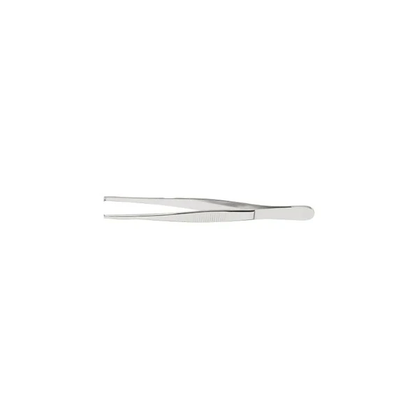 Mckesson - Argent - 43-1-762 - Tissue Forceps 5 - 1/2 Inch Length Surgical Grade Stainless Steel Nonsterile Nonlocking Thumb Handle X 2 Teeth
