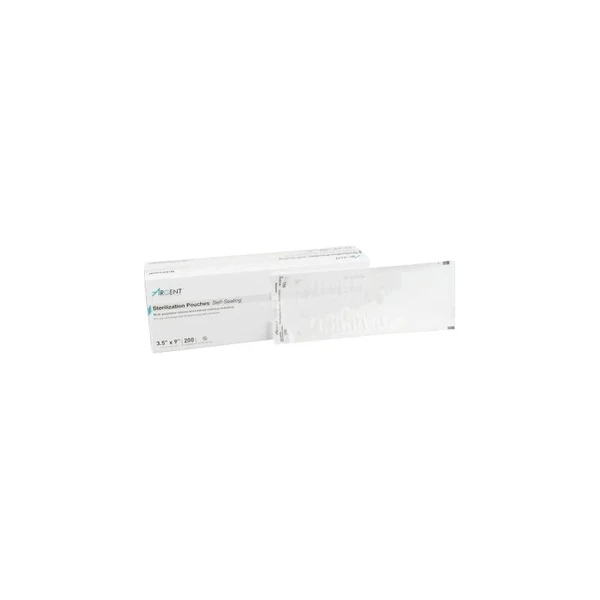 Mckesson - Argent Sure-Check - 73-Ssp381 - Sterilization Pouch Ethylene Oxide (Eo) Gas / Steam 3 - 1/2 X 9 Inch Transparent Blue Self Seal Paper Film