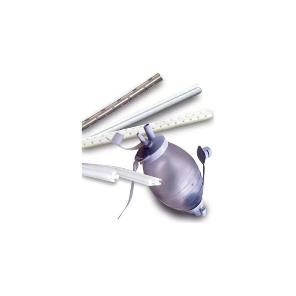 Mckesson - S-Vac - 322227 - Drain, W/Trocar Rnd Flutd 10Fr330Mm