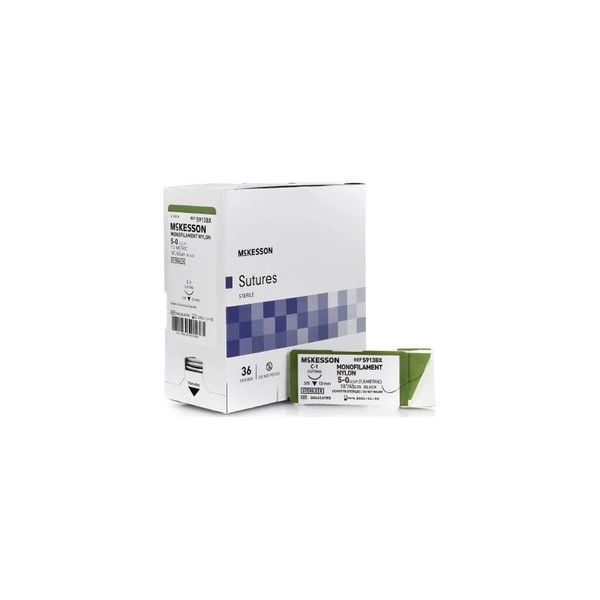 Mckesson - S913Bx - Suture, 5 - 0 Nylon 18" C - 1