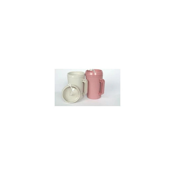 Medegen Medical - H208-10 - Pitcher, Lid, Straw & Handle, Rose