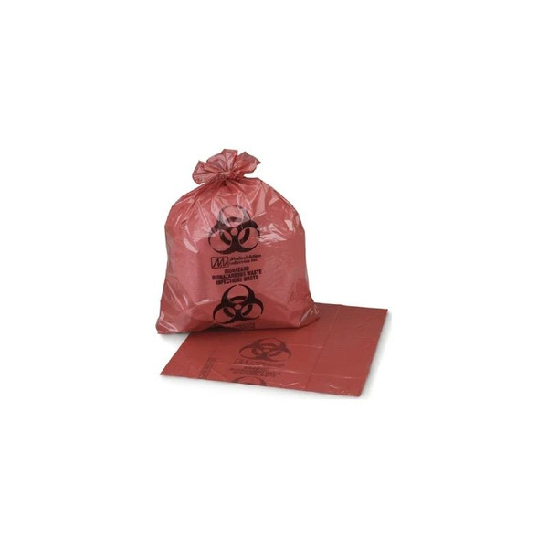 Medegen Medical - Rs384616rh - Infectious Waste Bag With Biohazard Symbol, High Density, 16 Micl, 44 Gal