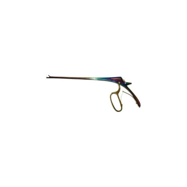 Medgyn - 030134 - Cervical Biopsy Forceps Baby Tischler 254 Mm Surgical Grade Titanium Coated Stainless Steel Pistol Grip Handle With Spring Angled Up 2.3 X 4.2 Bite