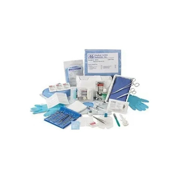 Medical Action Industries - 61112 - One Time Suture Removal Tray With Iris Scissors, Tissue Forceps, Sterile
