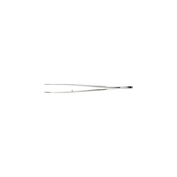 Medline - Centurion - 67005 - Iris Forceps 4 Inch Length Stainless Steel Sterile Nonlocking Serrated Thumb Handle Half Curved