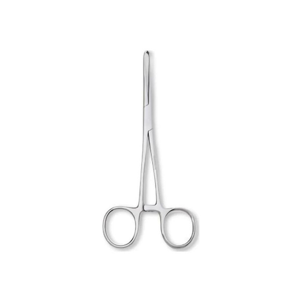 Medline - Centurion - Tri66870 - Tissue Forceps Allis 6 Inch Length Floor Grade Stainless Steel Sterile Ratchet Lock Finger Ring Handle Straight 4 X 5 Teeth