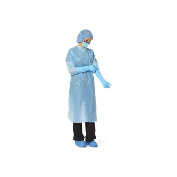 Medline - Cri5001 - Polyethylene Thumb Loop Style Isolation Gowns