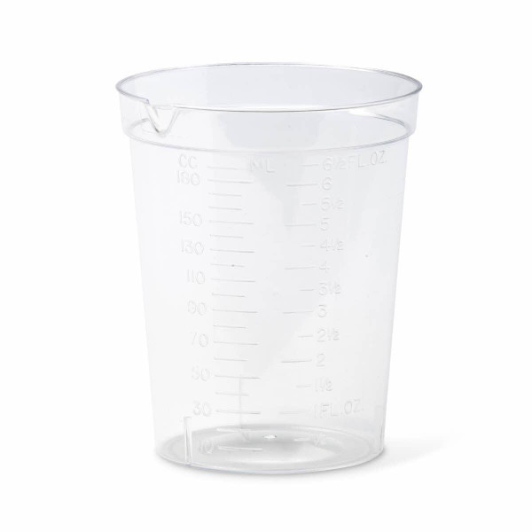 Medline - Dynd30100 - Specimen Container With Pour Spout 180 Ml (6 Oz.) Without Closure Unprinted Nonsterile
