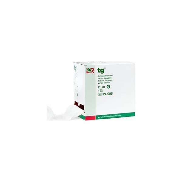 Lohmann & Rauscher - 24006 - Elastic Tubular Support Bandage Tg 3 - 3/10 Inch X 11 Yard Large Thigh / Head Armpit Pull On White Nonsterile Size 9 Standard Compression