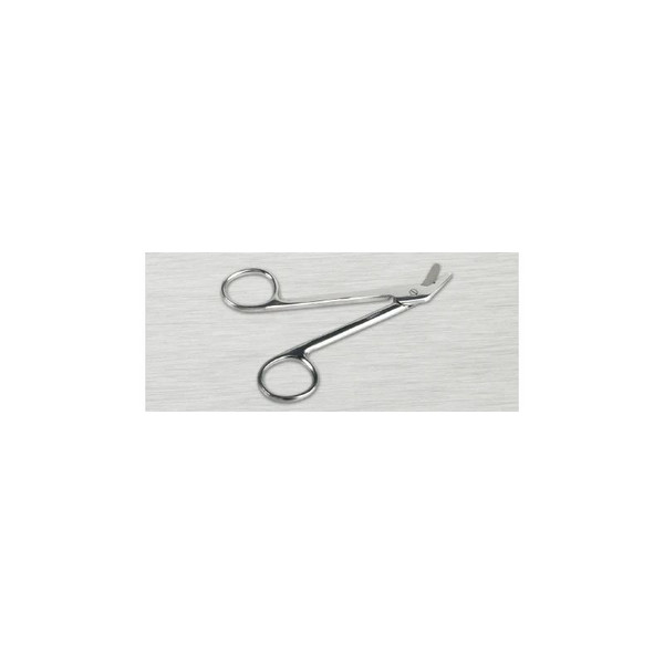 Medline - Mds10508 - Wire Cutting Scissors 4 - 1/2 Inch Length Finger Ring Handle Curved Sharp Tip /
