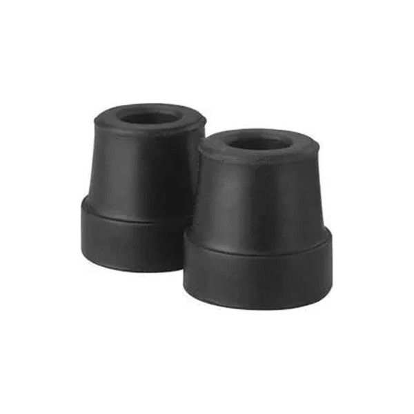 Medline - Mds86424W - Industries Guardian Cane Tip With Reinforcing Metal Insert 1/2" I.D, Black, For Small Base Canes