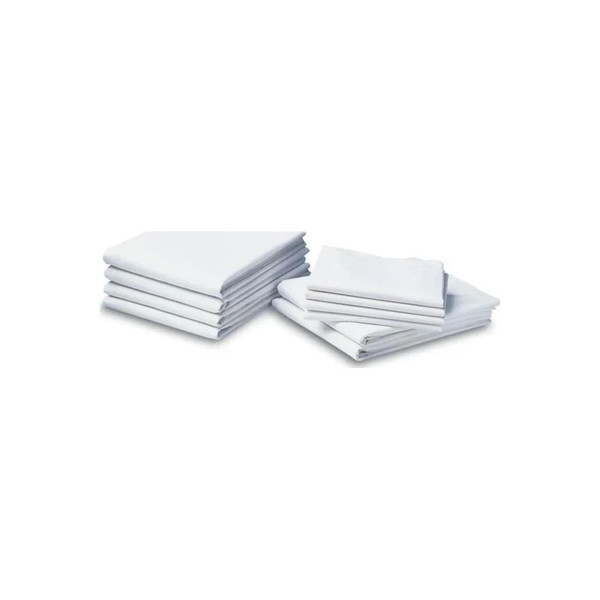 Medline - Mdtl1020851W - Bed Sheet Draw 54 W X 72 L Inch Cotton / Polyester Reusable