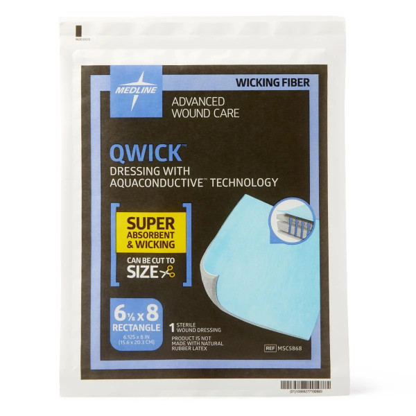 Medline - Msc5868h - Qwick,Non-Adhesive,6.125x8