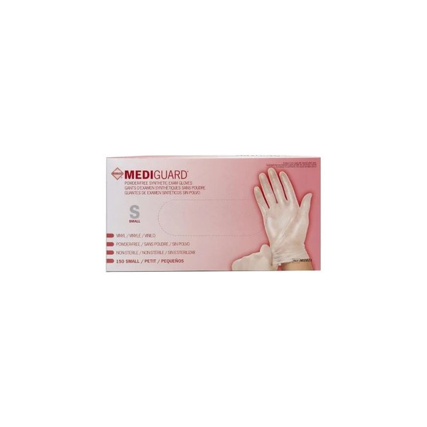 Medline - Msv511 - Mediguard Non - Sterile Vinyl Synthetic Exam Glove Small