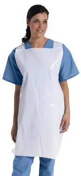Medline - Non24272 - Apron,Poly,24x42,Pullover,Lghtwt,White