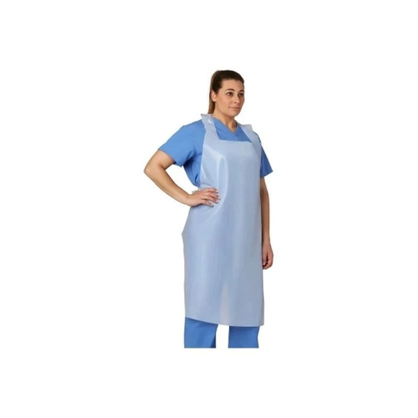 Medline - Non24274w - General Purpose Apron Pullover Style White Disposable