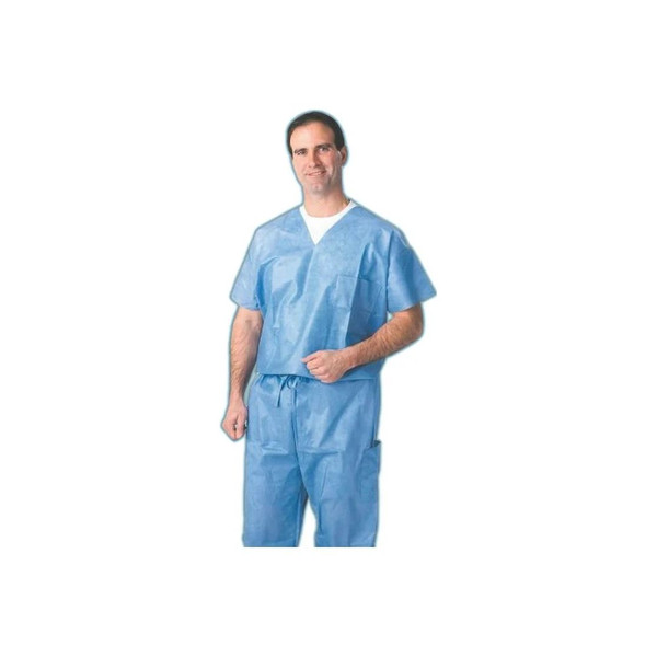 Medline - Non27202xl - Disposable Scrub Shirts