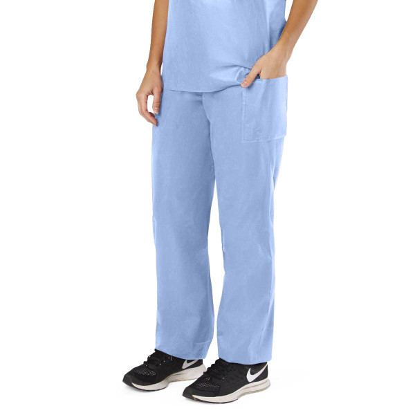 Medline - Non27203Xxl - Scrub Pants 2X - Large Blue Unisex