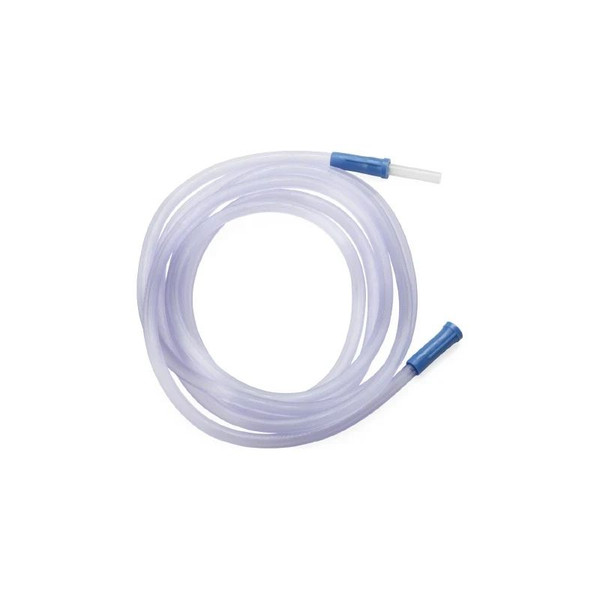Medline - Or610 - Suction Connector Tubing 10 Foot Length 0.25 Inch I.D Universal Female Clear Ribbed Ot Surface Pvc