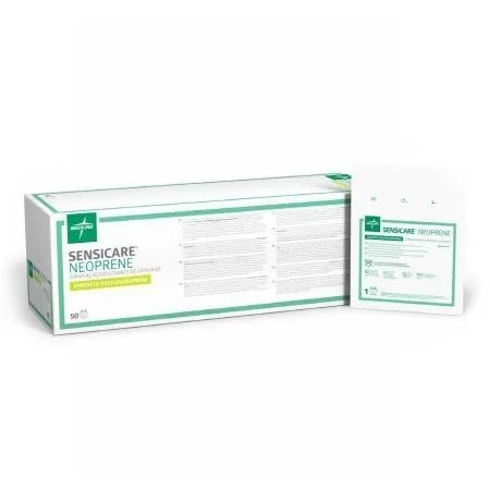 Medline - Sensicare Neoprene - Msg6375 - Glove, Surg Neop 7.5 Str Smth Chemo
